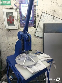 Troqueladora manual para calzado